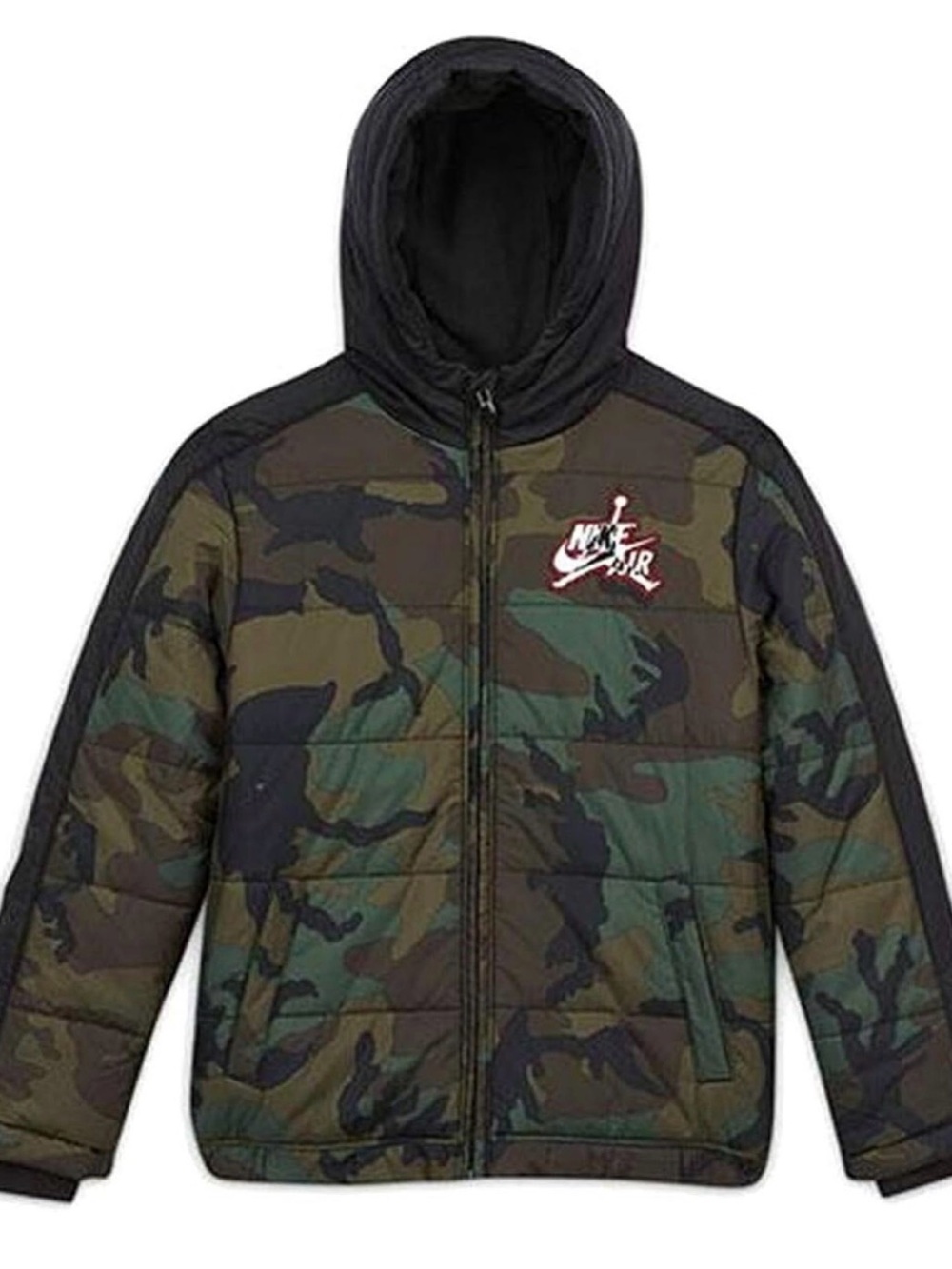 Jordan Kids' Camouflage Puffer Jacket with Hood Sz 10-12